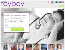 Tablet Screenshot of bemytoyboy.com